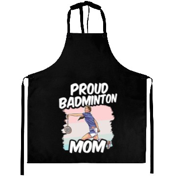 Discover Proud Badminton Mom Match Player Team Lover Aprons