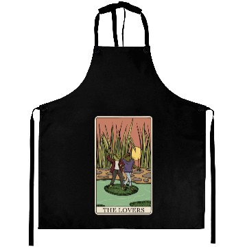 Discover Cottagecore Frog Tarot Card "The Lovers" for a Aprons