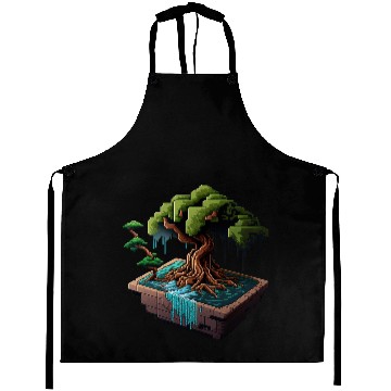 Discover 8 Bit Bonsai Tree Aprons