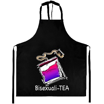 Discover Bisexualitea Funny Bisexual Tea Bag Bi Pride Color Aprons