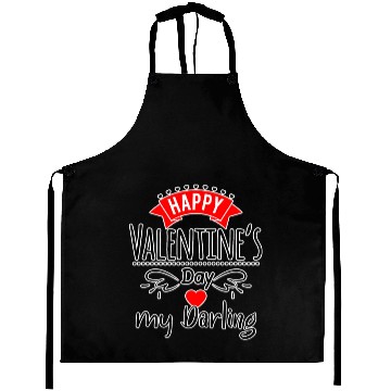 Discover HAPPY VALENTINES Aprons