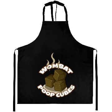 Discover Wombat Poop Cubes Aprons
