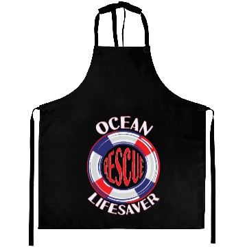 Discover Lifeguard Ocean Rescue Lifesaver Aprons