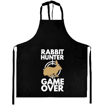 Discover Rabbit Hunter Game Over Rabbit Lover Aprons