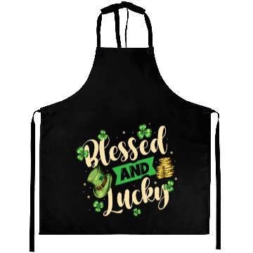 Discover Blessed And Lucky Irish Pride St. Patricks Day Aprons