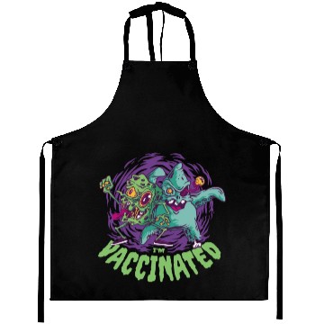 Discover I'm vaccinated zombies I'm vaccinated zombies insp Aprons