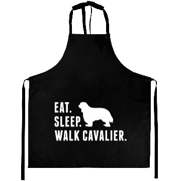 Discover Eat Sleep Walk Cavalier King Charles Spaniel Aprons