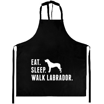 Discover Eat Sleep Walk Labrador Aprons