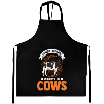 Discover Cow Gift Farmer Cattle Breeder Cows Aprons