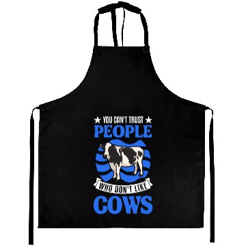 Discover Cow Gift Farmer Cattle Breeder Cows Aprons