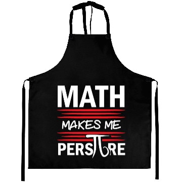 Discover Math Makes Me Perspire Math Teacher Pi Day Aprons