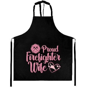 Discover Proud Firefighter Wife Aprons