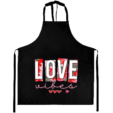 Discover Leopard print cheetah Love Vibes Aprons Cupids Arrow