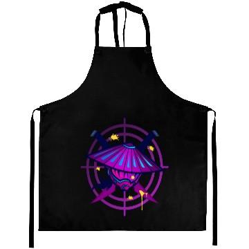 Discover Samurai Monster Paintball Aprons