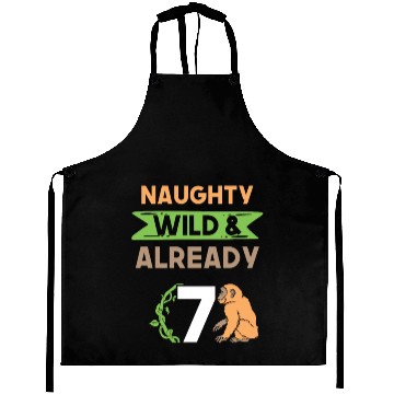 Discover Gift 7 years birthday girl boy Ape Monkey Aprons