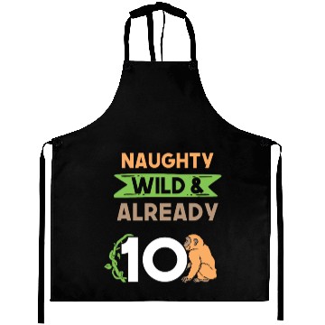 Discover Gift 10 years birthday girl boy Ape Monkey Aprons