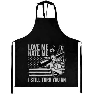 Discover Funny Electrical Lineman Saying Thank A Lineman Aprons