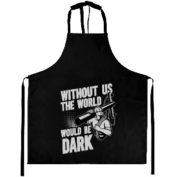 Discover Funny Electrical Lineman Saying Thank A Lineman Aprons