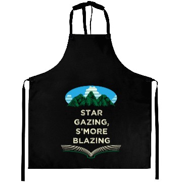 Discover Star Gazing Smore Blazing Camping Friends Camper B Aprons