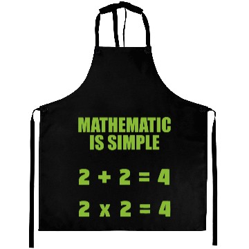 Discover mathematic is simple Aprons