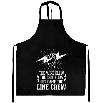 Discover Funny Electrical Lineman Saying Thank A Lineman Aprons
