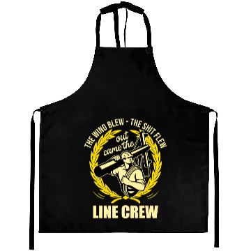 Discover Funny Electrical Lineman Saying Thank A Lineman Aprons