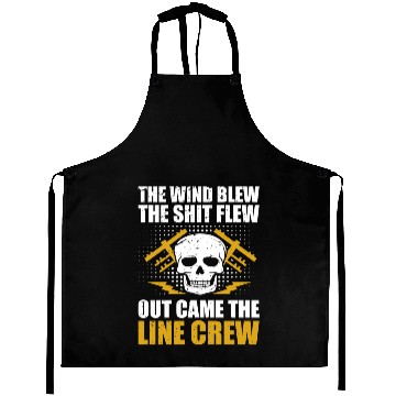 Discover Funny Electrical Lineman Saying Thank A Lineman Aprons