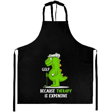 Discover Golf Because Therapy Is Expensive Funny Golfers Aprons