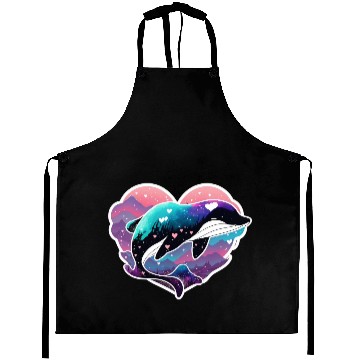 Discover Orca Is My Valentine, Love Hearts Orca Valentines Aprons