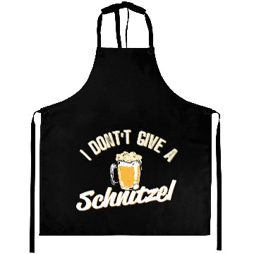 Discover Dont give a Schnitzel - Funny saying Aprons
