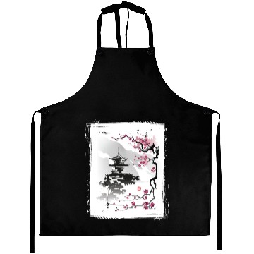 Discover Cherry Blossom Jiin Japan Nature Aprons
