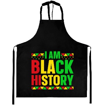 Discover I Am black History Aprons