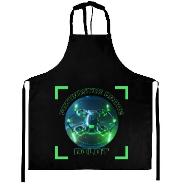 Discover Futuristic Drone Pilot 3 Aprons