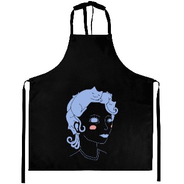 Discover Cat Hair Girl Aprons