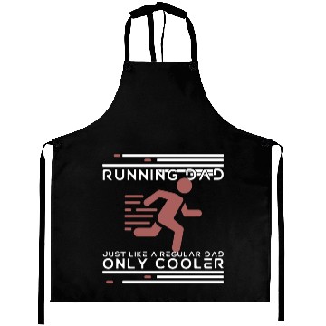 Discover Funny Running For Men Dad Marathon Runner Coach Aprons