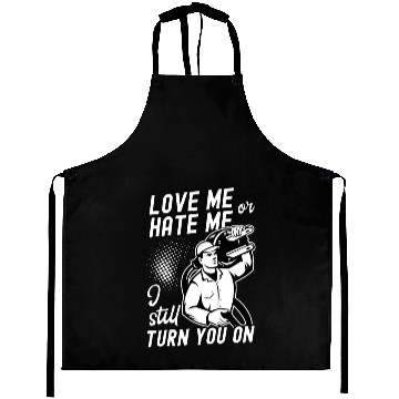 Discover Funny Electrical Lineman Saying Thank A Lineman Aprons