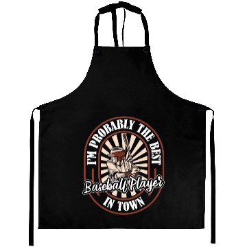 Discover Baseball Baseballer Hilarious Aprons