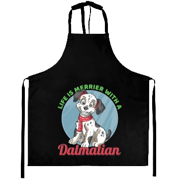 Discover Dalmatian Life's Merrier With A Dalmatian Aprons