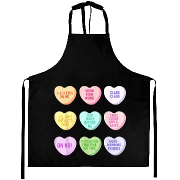 Discover Teacher Valentines Day Conversation Heart School Aprons