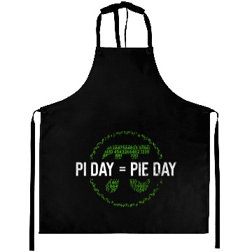 Discover Pi Day = Pie Day - Funny Pi Day Math Teacher Aprons