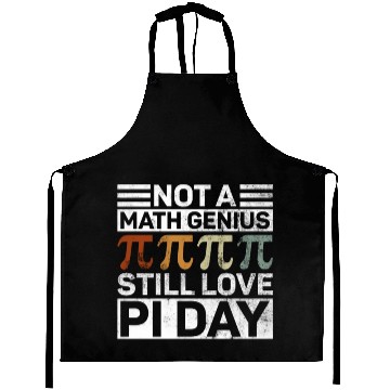 Discover Not A Math Genius Still Love Pi Day - Funny Pi Day Aprons