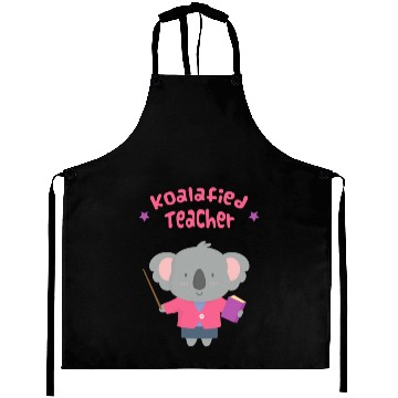 Discover Cute Koalafied Teacher Pun Aprons