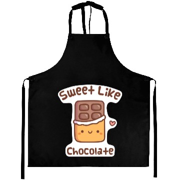 Discover Cute Sweet Like Chocolate Doodle Aprons
