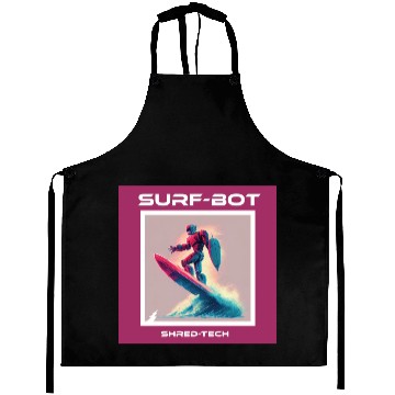 Discover Duotone Robot Surfer Aprons