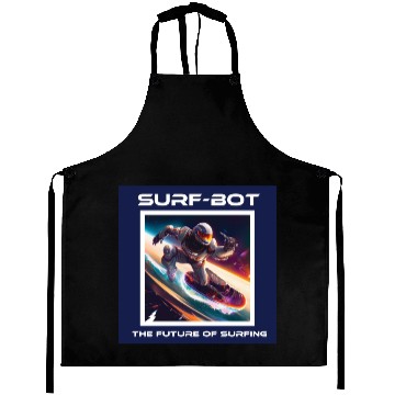 Discover Robot Silver Surfer Aprons