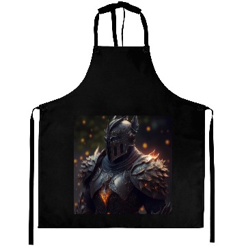 Discover Dark fantasy knight version 7 Aprons