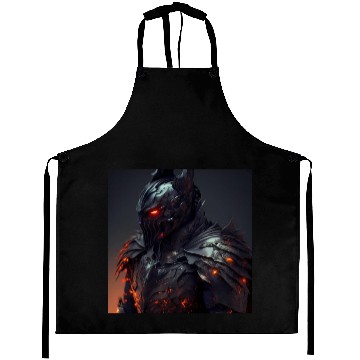 Discover Dark fantasy knight version 9 Aprons