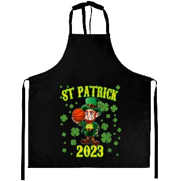 Discover Kids Basketball St Patricks Day Lucky Basketball Aprons