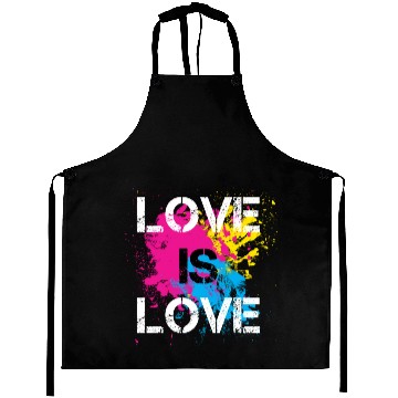Discover Love is love Aprons