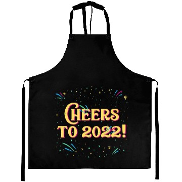 Discover Cheers to 2022 Happy New Year Drinking NYE Drinker Aprons